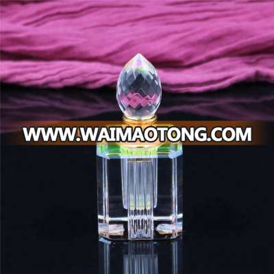 manufactures traditional oil square glass crystal perfume bottles favor