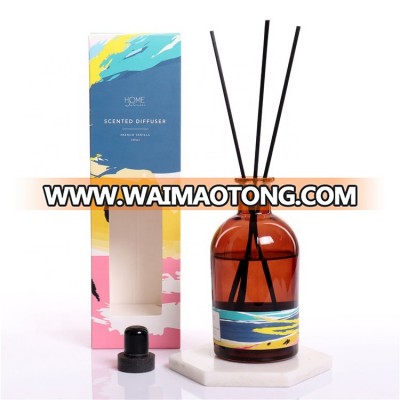 amber glass bottle reed diffuser custom