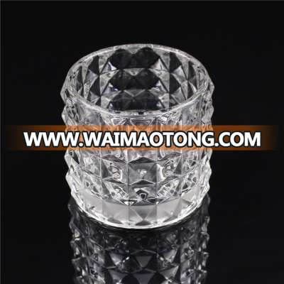 BOYE wholesale 2019 unique high quality clear glass candle jars