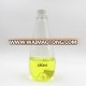 16 oz crystal Clear Food Grade Conical Plastic Juice Bottles With Tamper Evident Caps