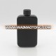 Flat black body cream lotion HDPE suncream bottle for tanning oil